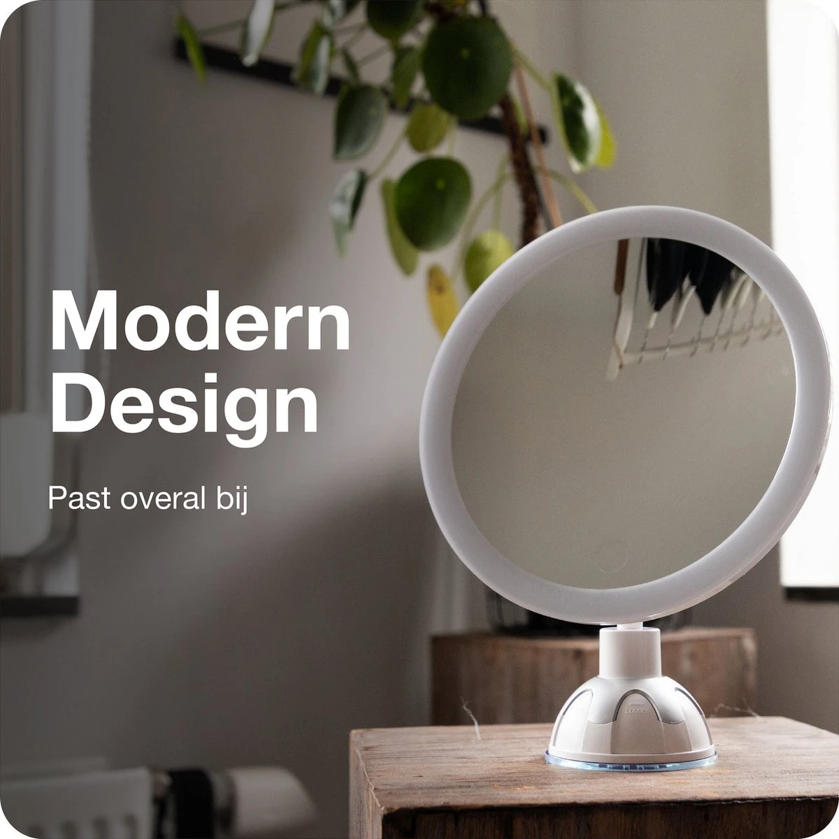 Innovision Make Up Spiegel - Met Verlichting En Zuignap - 360° Verstelbaar - Werkt Op Batterijen En Op Stroom - 5x Vergroot 9 Innovision Make Up Spiegel - Met Verlichting En Zuignap - 360° Verstelbaar - Werkt Op Batterijen En Op Stroom - 5x Vergroot - Afbeelding 7