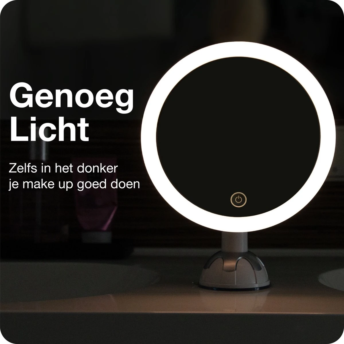 Innovision Make Up Spiegel - Met Verlichting En Zuignap - 360° Verstelbaar - Werkt Op Batterijen En Op Stroom - 5x Vergroot 12 Innovision Make Up Spiegel - Met Verlichting En Zuignap - 360° Verstelbaar - Werkt Op Batterijen En Op Stroom - 5x Vergroot - Afbeelding 10