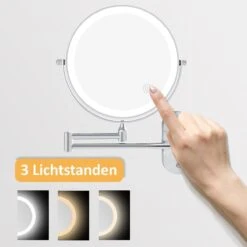 360° Draaibaar LED Scheerspiegel Met 5X Vergroting - 3 Lichtstanden - Dimstanden - Badkamerspiegel Met Natuurlijk Licht - Make-up Spiegel - Draadloos - Werkt Op Batterijen 16 360° Draaibaar LED Scheerspiegel Met 5X Vergroting - 3 Lichtstanden - Dimstanden - Badkamerspiegel Met Natuurlijk Licht - Make-up Spiegel - Draadloos - Werkt Op Batterijen -Cosmetische Kortingen Winkel 1200x1200 2906