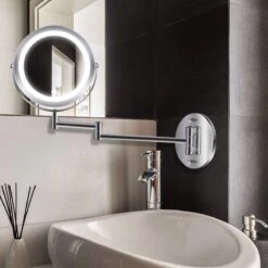 MH Products - Make Up Spiegel - Rond - Wanspiegel - Spiegellamp - 5x Vergroting - 17,5 Cm CM 14 MH Products - Make Up Spiegel - Rond - Wanspiegel - Spiegellamp - 5x Vergroting - 17,5 Cm CM -Cosmetische Kortingen Winkel 1200x1200 2953