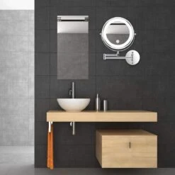 MH Products - Make Up Spiegel - Rond - Wanspiegel - Spiegellamp - 5x Vergroting - 17,5 Cm CM 15 MH Products - Make Up Spiegel - Rond - Wanspiegel - Spiegellamp - 5x Vergroting - 17,5 Cm CM -Cosmetische Kortingen Winkel 1200x1200 2954