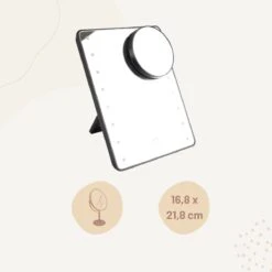 Orange85 Make-up Spiegel - Met Verlichting - LED - Met Vergrootglas - Zwart -Cosmetische Kortingen Winkel 1200x1200 2969