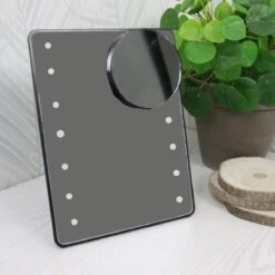 Orange85 Make-up Spiegel - Met Verlichting - LED - Met Vergrootglas - Zwart -Cosmetische Kortingen Winkel 1200x1200 2970