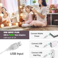 BOTC Hollywood Spiegellampen - 10 Led Spiegellampen Met 3 Lichtmodi En 10 Dimfunctie Voor Make-upspiegel - LUB90101 -Cosmetische Kortingen Winkel 1200x1200 2974