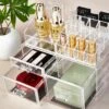 Wowup Makeup Organizer | Cosmetica Houder | Makeup Doos | Transparant | Tweedelig | Sieradendoos | Nagellak Opberger | Makeup Opberger | Lippenstift Opberger | Lippenstift Organizer -Cosmetische Kortingen Winkel 1200x1200 3000