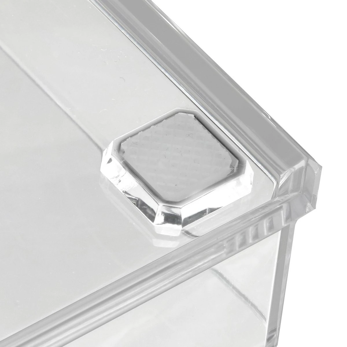 Relaxdays Make-up Organizer Klein - Stapelbaar - Sieradendoosje - Cosmetica - Opbergbox - Doorzichtig 11 Relaxdays Make-up Organizer Klein - Stapelbaar - Sieradendoosje - Cosmetica - Opbergbox - Doorzichtig - Afbeelding 9