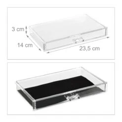 Relaxdays Make-up Organizer Klein - Stapelbaar - Sieradendoosje - Cosmetica - Opbergbox - Doorzichtig 28 Relaxdays Make-up Organizer Klein - Stapelbaar - Sieradendoosje - Cosmetica - Opbergbox - Doorzichtig -Cosmetische Kortingen Winkel 1200x1200 3033