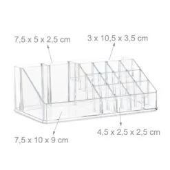 Relaxdays Make-up Organizer Klein - Stapelbaar - Sieradendoosje - Cosmetica - Opbergbox - Doorzichtig 30 Relaxdays Make-up Organizer Klein - Stapelbaar - Sieradendoosje - Cosmetica - Opbergbox - Doorzichtig -Cosmetische Kortingen Winkel 1200x1200 3034