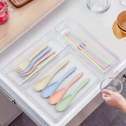 Aokyom Make-uporganizer, 18 Stuks, Kunststof Opbergdozen Voor Kantoor, Lades, Organizer, Lade-organizer, Doorzichtige Lade-inzet Voor Bureau, Keuken, Badkamer 12 Aokyom Make-uporganizer, 18 Stuks, Kunststof Opbergdozen Voor Kantoor, Lades, Organizer, Lade-organizer, Doorzichtige Lade-inzet Voor Bureau, Keuken, Badkamer -Cosmetische Kortingen Winkel 1200x1200 3048