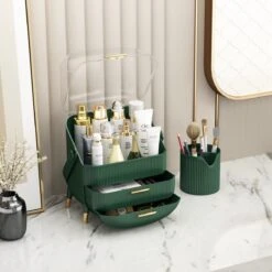 Mera.O - Make Up Organizer - Opbergdoos - Make Up Penhouder - Groen -Cosmetische Kortingen Winkel 1200x1200 3061