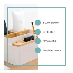 LYVION Make-up En Bureau Organizer - Kunststof En Bamboe 14 LYVION Make-up En Bureau Organizer - Kunststof En Bamboe -Cosmetische Kortingen Winkel 1200x1200 3098