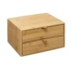 Five® Bamboe Bakjes Met 2 Lades - Hout - Duurzaam - 2 Lades (25 X 14,5 X 20) -Cosmetische Kortingen Winkel 1200x1200 3127