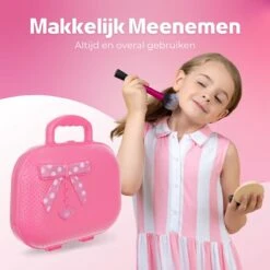 Make Up Koffer 25 Delig - Roze - Make Up Koffer Met Inhoud - Make Up Koffer Meisjes - Make Up Koffer Kinderen - Make Up Set Voor Meisjes -Cosmetische Kortingen Winkel 1200x1200 3165