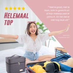 Make Up Koffer En Organizer - Beautycase Met Spiegel - Dames - Cosmetica En Visagie - Zwart 17 Make Up Koffer En Organizer - Beautycase Met Spiegel - Dames - Cosmetica En Visagie - Zwart -Cosmetische Kortingen Winkel 1200x1200 3201