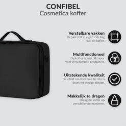 Cosmetica Koffer - Make-up Koffer Met Verstelbare Vakken - Visagie En Nagelstyliste Beauty Koffer - 37x27x13CM 15 Cosmetica Koffer - Make-up Koffer Met Verstelbare Vakken - Visagie En Nagelstyliste Beauty Koffer - 37x27x13CM -Cosmetische Kortingen Winkel 1200x1200 3215
