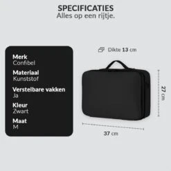 Cosmetica Koffer - Make-up Koffer Met Verstelbare Vakken - Visagie En Nagelstyliste Beauty Koffer - 37x27x13CM 20 Cosmetica Koffer - Make-up Koffer Met Verstelbare Vakken - Visagie En Nagelstyliste Beauty Koffer - 37x27x13CM -Cosmetische Kortingen Winkel 1200x1200 3220