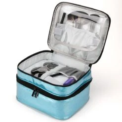 YONO Nagellak Tas - Nagelkoffer Beautycase - Cosmetica Koffer - Manicure Organizer - Blauw -Cosmetische Kortingen Winkel 1200x1200 3242