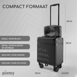 PIXMY® - MT130-S - Make Up Koffer - Cosmetica Koffer - DESIGN 18 PIXMY® - MT130-S - Make Up Koffer - Cosmetica Koffer - DESIGN -Cosmetische Kortingen Winkel 1200x1200 3266