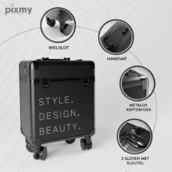 PIXMY® - MT130-S - Make Up Koffer - Cosmetica Koffer - DESIGN 21 PIXMY® - MT130-S - Make Up Koffer - Cosmetica Koffer - DESIGN -Cosmetische Kortingen Winkel 1200x1200 3269