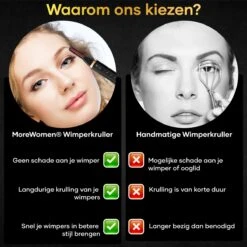 MoreWomen® Elektrische Wimperkruller - Wimperkruller - Verwarmd - Wimper Lift - Incl. Wimperborstel -Cosmetische Kortingen Winkel 1200x1200 3305