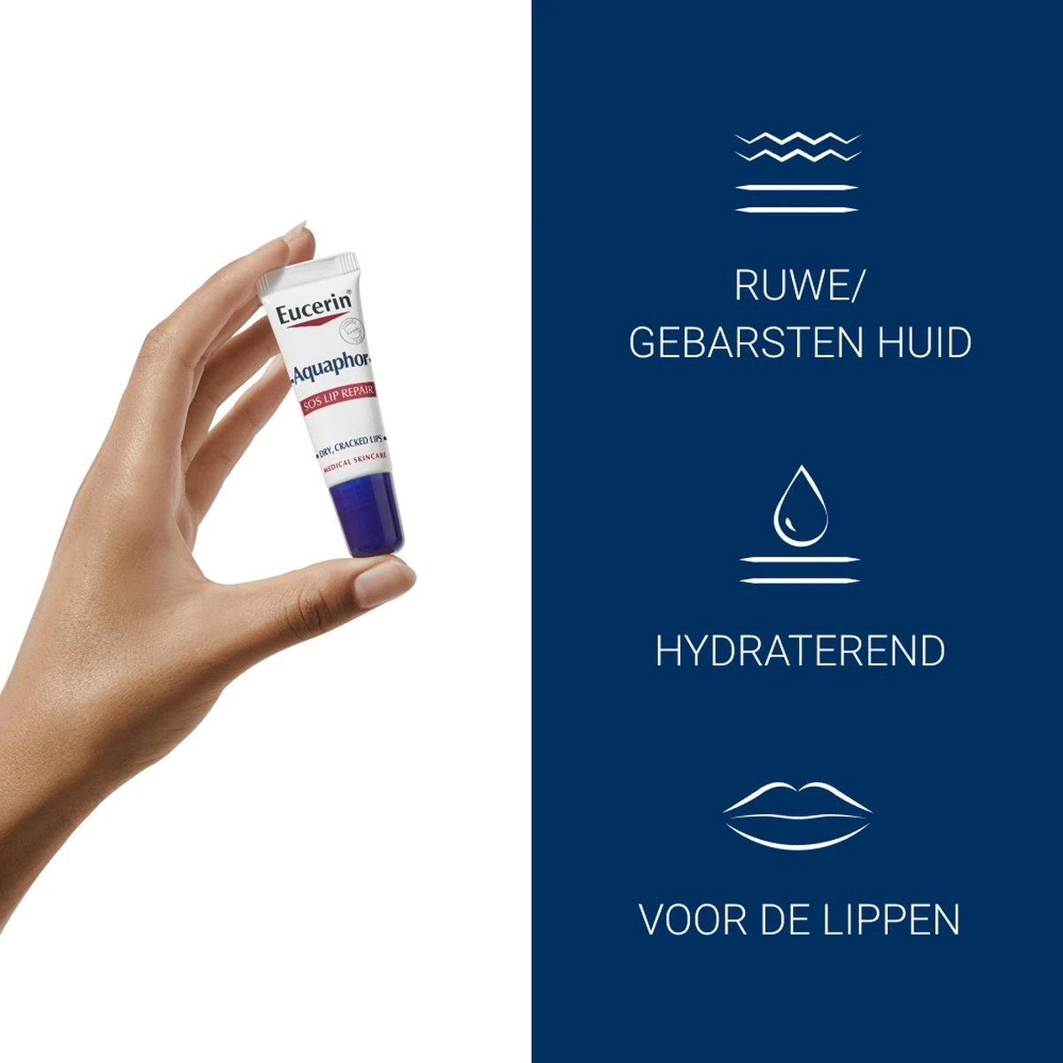 Eucerin Aquaphor SOS Lip Herstel - Lippenbalsem 6 Eucerin Aquaphor SOS Lip Herstel - Lippenbalsem - Afbeelding 4