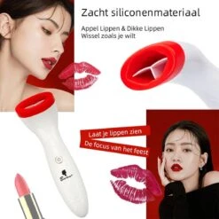 BenjaBeauty Lip Plumper - Lippen - Lipstick - Lippenbalsem - Rood - Wit 14 BenjaBeauty Lip Plumper - Lippen - Lipstick - Lippenbalsem - Rood - Wit -Cosmetische Kortingen Winkel 1200x1200 794