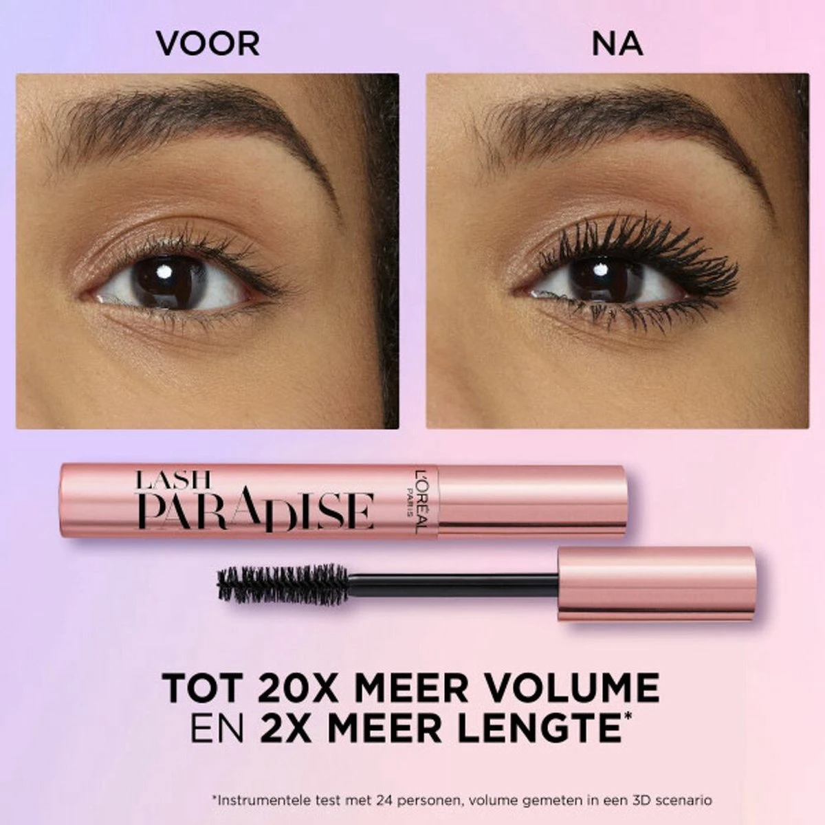 Klein L’Oréal Paris - Lash Paradise Mascara - 01 Black - Zwarte Volume Mascara - 4.9 Ml Klein 5 Klein L’Oréal Paris - Lash Paradise Mascara - 01 Black - Zwarte Volume Mascara - 4.9 Ml Klein - Afbeelding 3
