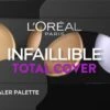L'Oréal Paris Infallible Total Cover Concealer Palette - 105 Red Fiction 1 L'Oréal Paris Infallible Total Cover Concealer Palette - 105 Red Fiction -Cosmetische Kortingen Winkel 1200x361
