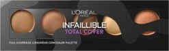 L'Oréal Paris LMU Inf.TCover Conceal.palette 2 Dark S Concealermake-up -Cosmetische Kortingen Winkel 1200x363
