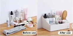 Merkloos Make-Up Organizers - Opbergdoos - Cosmetica - Beige - Sieraden - Nagelak - Make Up Organizer - Make Up Organizers -Cosmetische Kortingen Winkel 1200x604 4