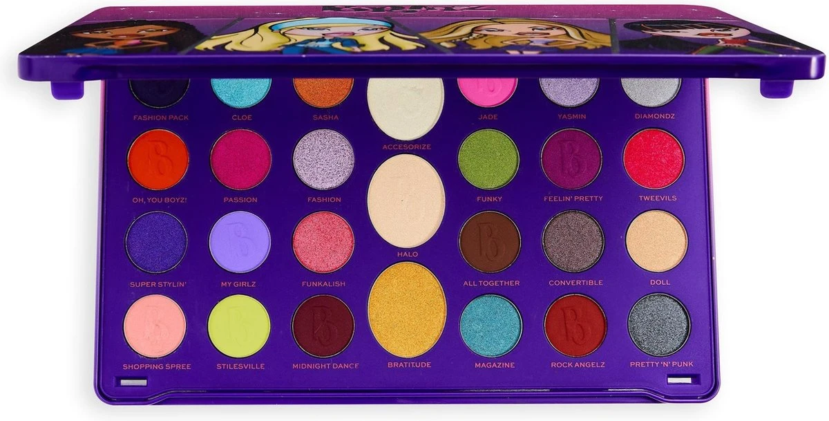 Makeup Revolution X Bratz Limitless Eyeshadow Palette - Oogschaduw Palette 3 Makeup Revolution X Bratz Limitless Eyeshadow Palette - Oogschaduw Palette