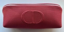DIOR COSMETIC/MAKEUP BEAUTY LOGO BAG/CASE POUCH CLUTCH CORAL PINK -Cosmetische Kortingen Winkel 1200x613 1