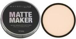 Maybelline Matte Maker Mattifying Powder - 10 Classic Ivory -Cosmetische Kortingen Winkel 1200x619