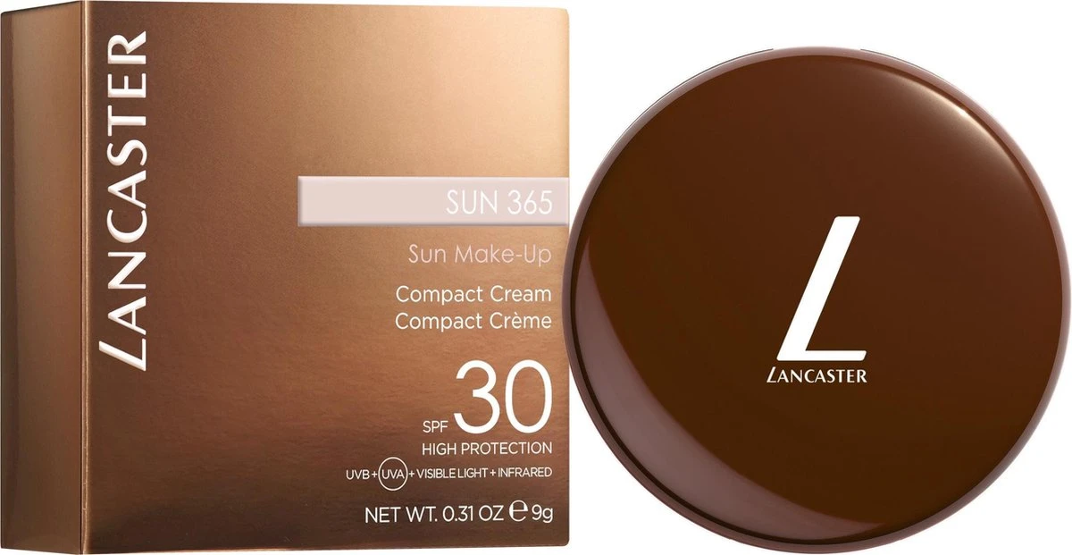 Lancaster Sun 365 Compact Bronzing Creme SPF 30 - 03 Golden Glow - 10 G 5 Lancaster Sun 365 Compact Bronzing Creme SPF 30 - 03 Golden Glow - 10 G - Afbeelding 3