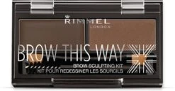 Rimmel London Brow This Way Brow Sculpting Kit - 003 Dark Brown -Cosmetische Kortingen Winkel 1200x628 1