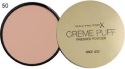 Max Factor Creme Puff Compact Gezichtspoeder - 50 Natural -Cosmetische Kortingen Winkel 1200x659