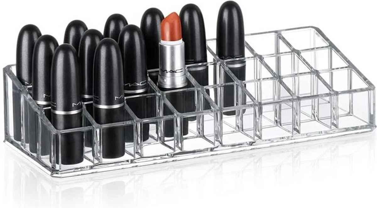 UNIQ Make-up Organizer 24 Vakken (U302) - Lippenstift Organizer - Nagellak - Make-up Kwasten - Transparant 3 UNIQ Make-up Organizer 24 Vakken (U302) - Lippenstift Organizer - Nagellak - Make-up Kwasten - Transparant