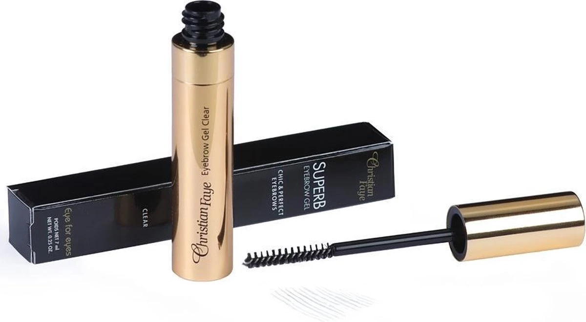Christian Faye - SuperB Eyebrow Gel Clear 4 Christian Faye - SuperB Eyebrow Gel Clear - Afbeelding 2