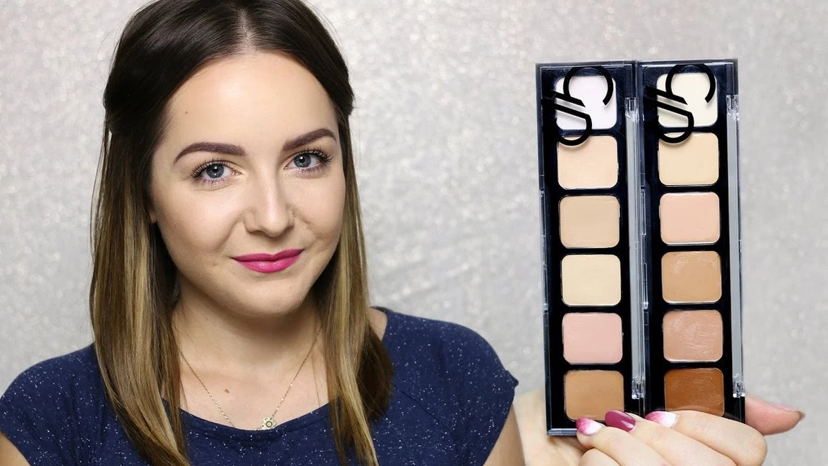 Concealer Palet 02 Medium To Dark - Golden Rose Camoufleren Contouren 4 Concealer Palet 02 Medium To Dark - Golden Rose Camoufleren Contouren - Afbeelding 2