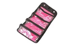 Merkloos Roll N Go Make-up Tas – Zwart / Roze -Cosmetische Kortingen Winkel 1200x720 4