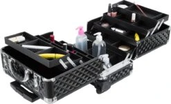 Dreamble Make-up Koffer - Make-up Trolley - Zwart - Rijdbaar - Met Wieltjes - Compact - 8 Vakken - Met Slot - 2 Sleutels 15 Dreamble Make-up Koffer - Make-up Trolley - Zwart - Rijdbaar - Met Wieltjes - Compact - 8 Vakken - Met Slot - 2 Sleutels -Cosmetische Kortingen Winkel 1200x732 4