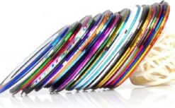 10 Rolletjes Striper 1mm Nail Art Striping Tape / Sparkolia Decoratie Sticker Nagel / Multicolor Gemengde Kleuren -Cosmetische Kortingen Winkel 1200x742 2