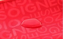 Make-up Tasje / Toilettasje / Organizer / Etui - Lila - Mat Met Glanzende Woorden SOIGNE - Met Rits - Waterafstotend - Afmeting 18,5 X 10,5 X 2 Centimeter -Cosmetische Kortingen Winkel 1200x743 2