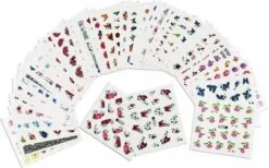 Pakket Van 50 Vellen Met Water Transfer Stickers / Decals - Sparkolia Nagel Styling - Nail Art Velletjes - Nagelstickers -Cosmetische Kortingen Winkel 1200x746 2