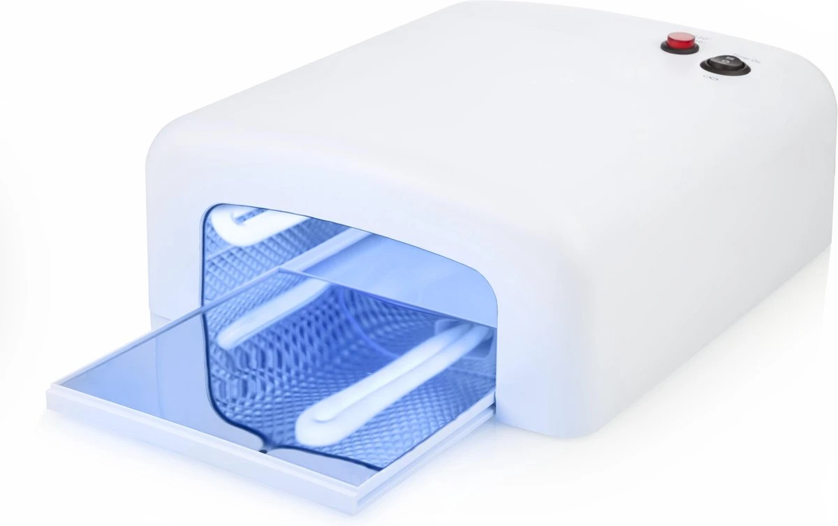 Merkloos Nageldroger UV-lamp 36 Watt - Lamp Nagels - Gellak - Gelnagels - Gel Nagellak Droger - Nagellamp - Nagel Lamp - Wit 4 Merkloos Nageldroger UV-lamp 36 Watt - Lamp Nagels - Gellak - Gelnagels - Gel Nagellak Droger - Nagellamp - Nagel Lamp - Wit - Afbeelding 2