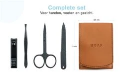 Merkloos Manicure Set - Travel Kit - Luxe 4-delige Set - Met Lederen Opbergetui - Voor Handverzorging - Voetverzorging - Gezichtsverzorging - Nagelschaartje 10 Merkloos Manicure Set - Travel Kit - Luxe 4-delige Set - Met Lederen Opbergetui - Voor Handverzorging - Voetverzorging - Gezichtsverzorging - Nagelschaartje -Cosmetische Kortingen Winkel 1200x753 6