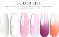 Polygel- 6 KLEUREN SET - 15 ML - Polygel Kit - Polygel Nagels - Polygel Kleuren -Cosmetische Kortingen Winkel 1200x754 6