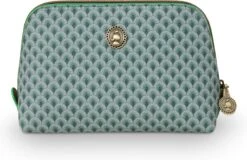 Pip Studio Kleine Make-up Tas - Suki - Groen - 19/15x12x6cm
