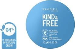 Rimmel London KIND & FREE Vegan Pressed Powder Gezichtspoeder 01 Translucent -Cosmetische Kortingen Winkel 1200x790