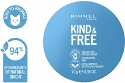 Rimmel London KIND & FREE Vegan Pressed Powder Gezichtspoeder 01 Translucent -Cosmetische Kortingen Winkel 1200x801 1